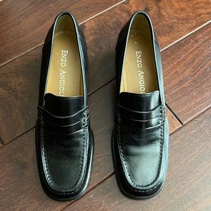 Black Enzo Angiolini loafers